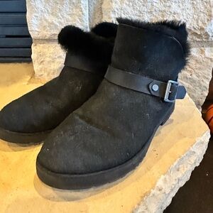 Black UGG Short Booties Size 8
